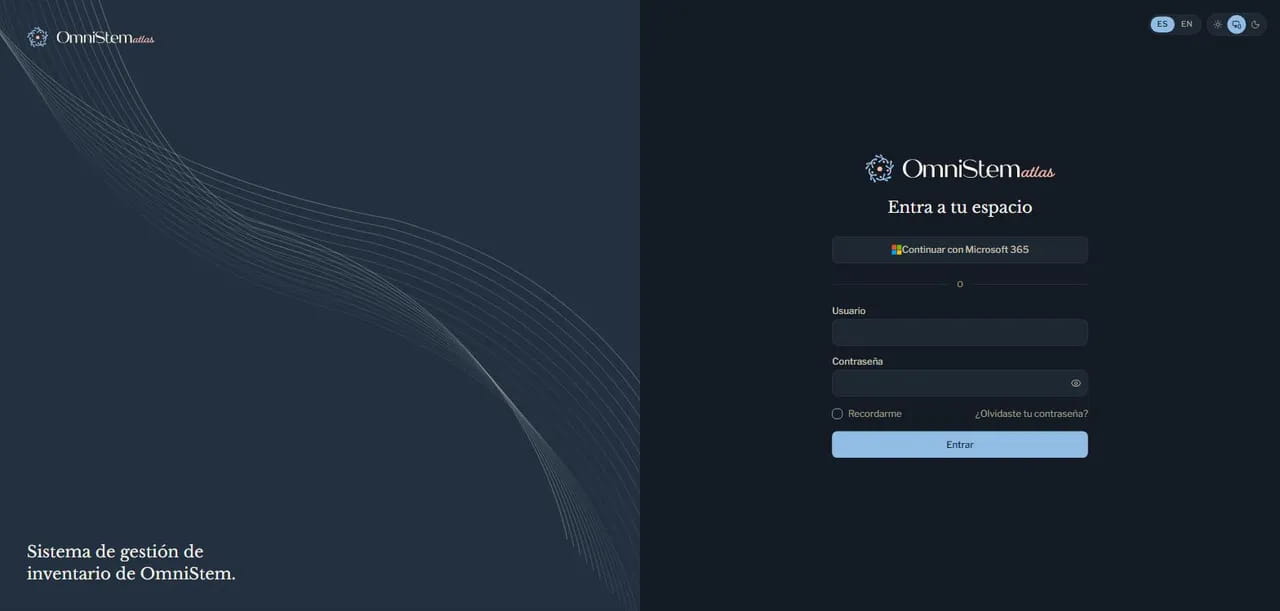 Atlas — Inventario Clínico (OmniStem): Plataforma de inventario clínico y trazabilidad de suministros para OmniStem.